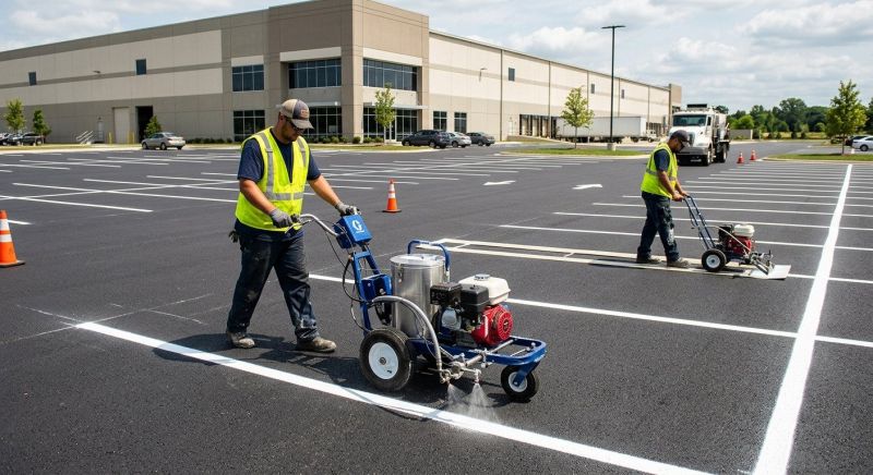 Asphalt Painting in Acworth, GA