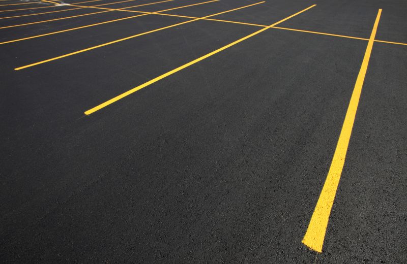 Asphalt Painting in Savannah, GA