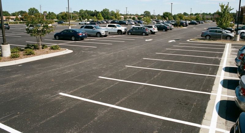 Asphalt Striping in Suwanee, GA