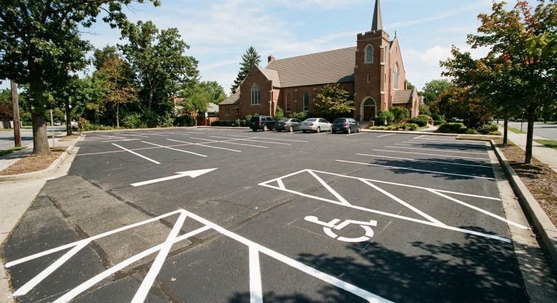 Church Parking Lot Striping in Los Angeles, CA