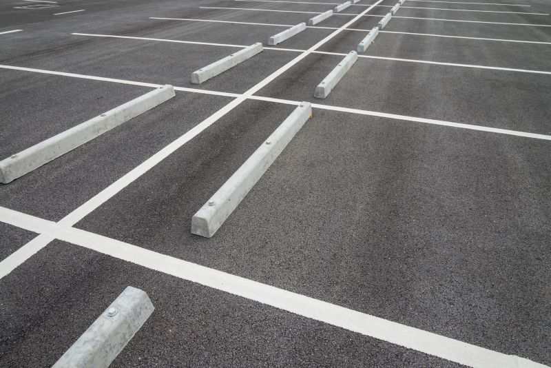 Completed Parking Lot Striping