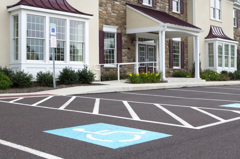 Disability Parking Marking in Los Angeles, CA