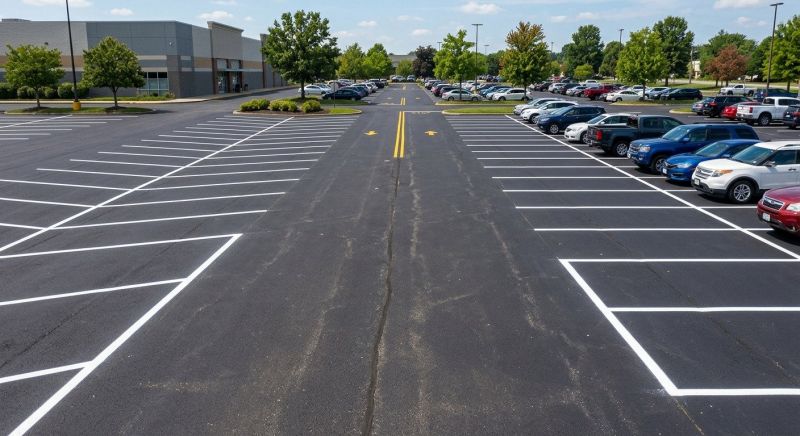 Parking Lot Marking Service in Los Angeles, CA