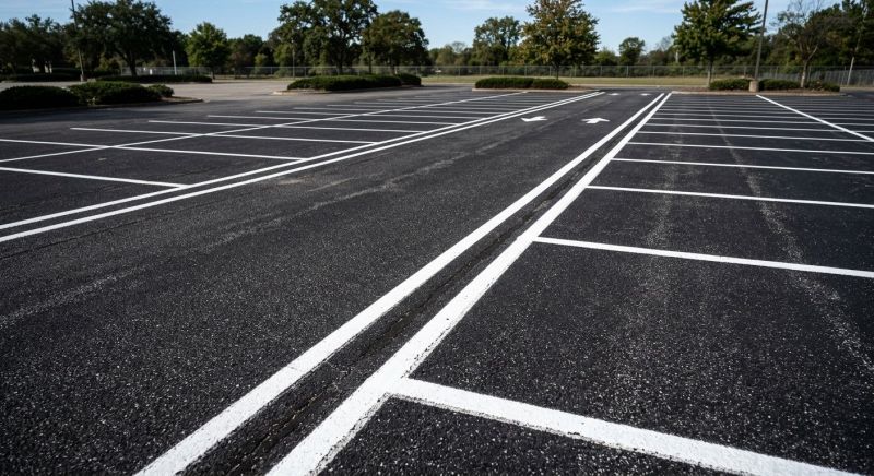 Parking Lot Painting in Katy, TX