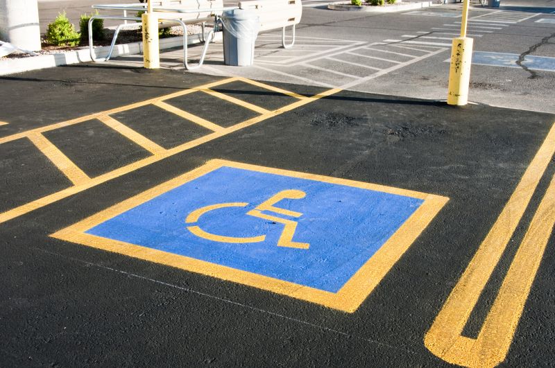 Parking Space Marking in Palm Springs, CA