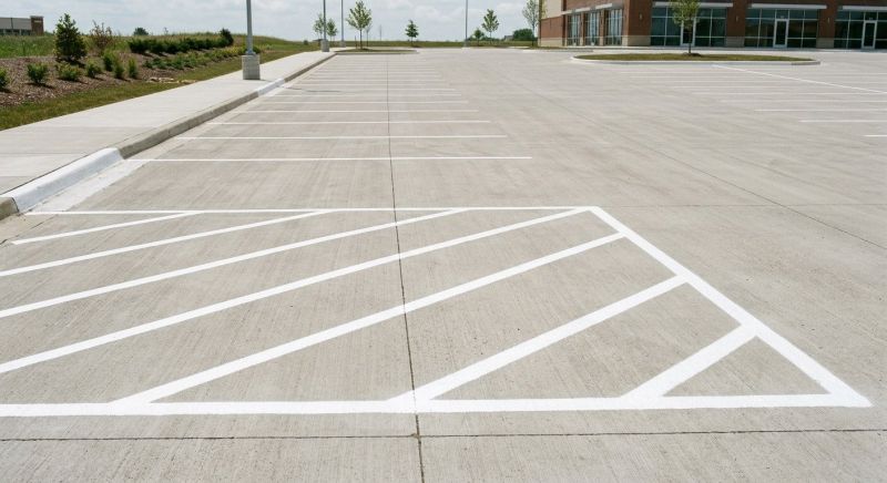 Concrete Striping Service