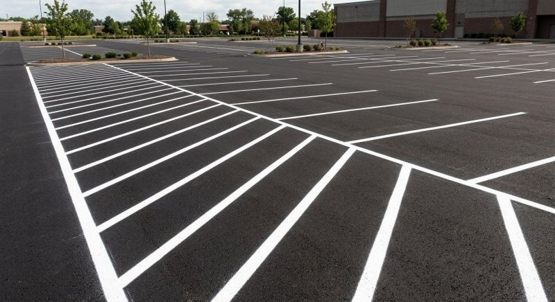 Asphalt Painting in Savannah, GA
