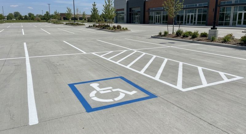 Concrete Striping Service